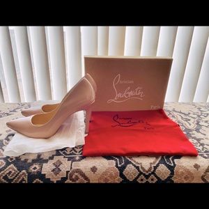Louboutin Nude Pumps Size 8.5